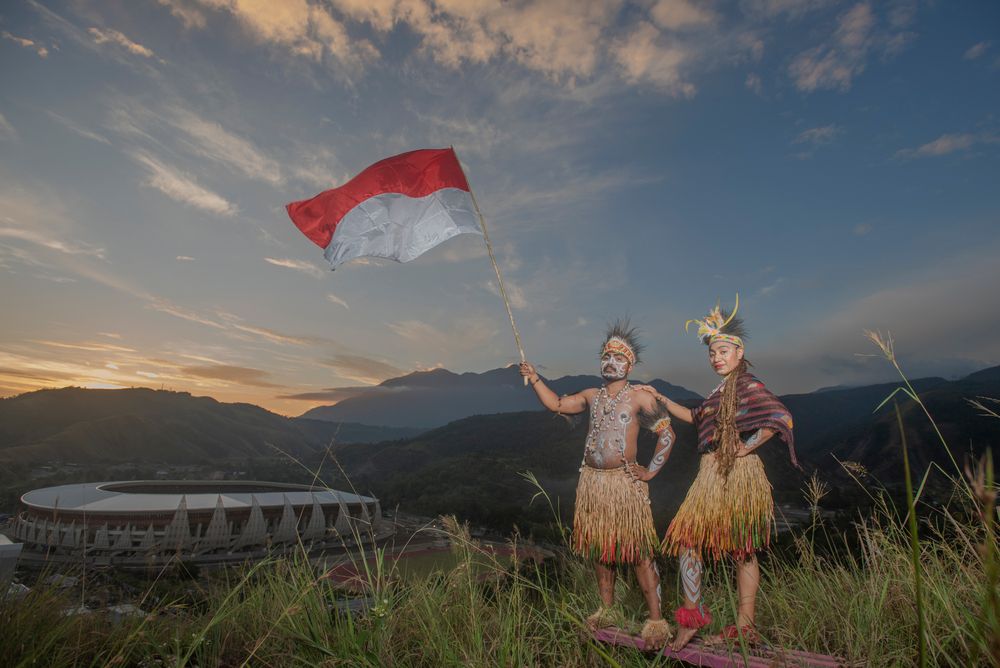 Gambar Pengibaran Bendera